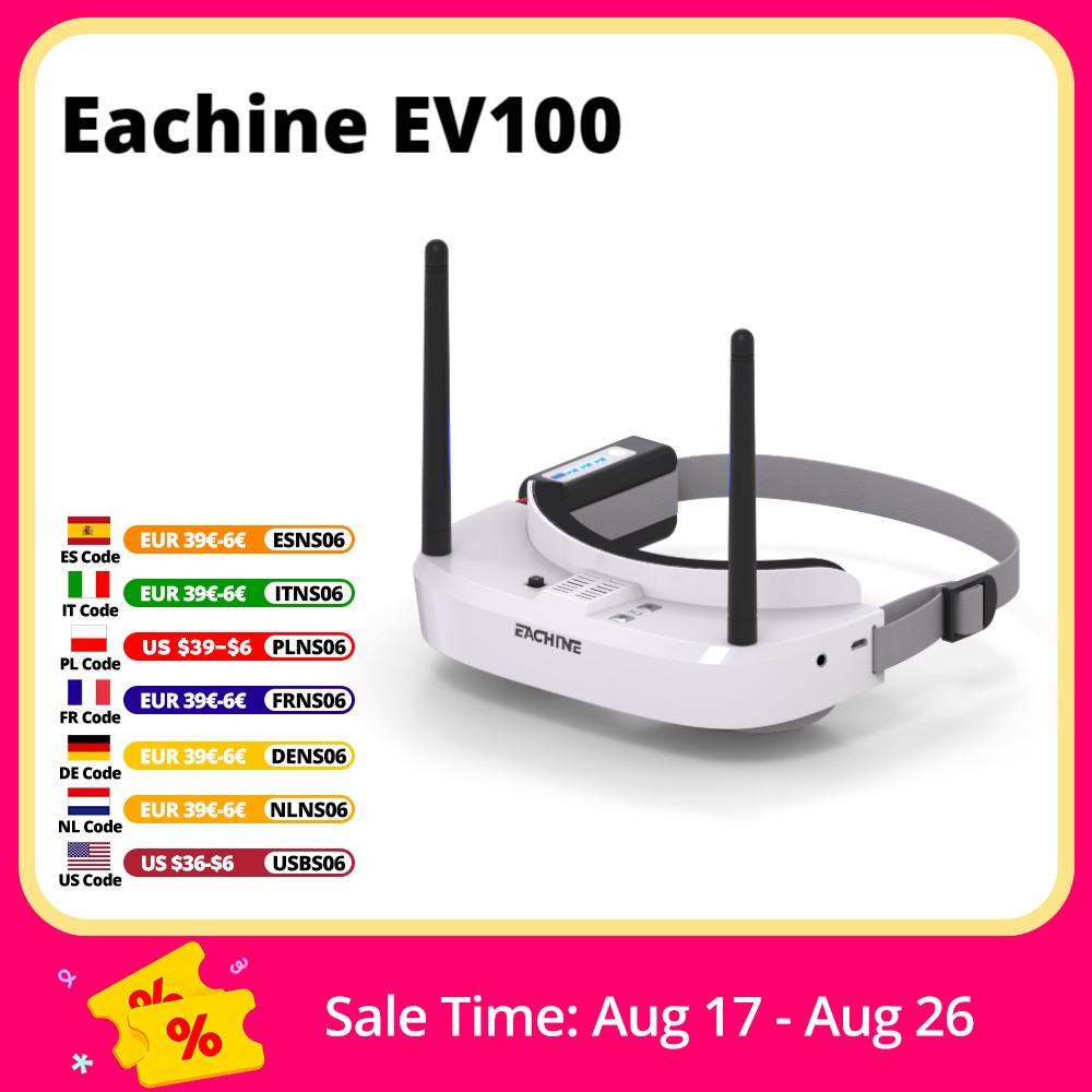 Rc Helicopter Case - Eachine kacamata FPV EV100, casing baterai