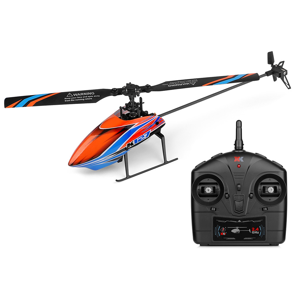 WLtoys XK K127 2.4G 4CH 6-Aixs - Rc Helicopter Blade ulasan dan harga