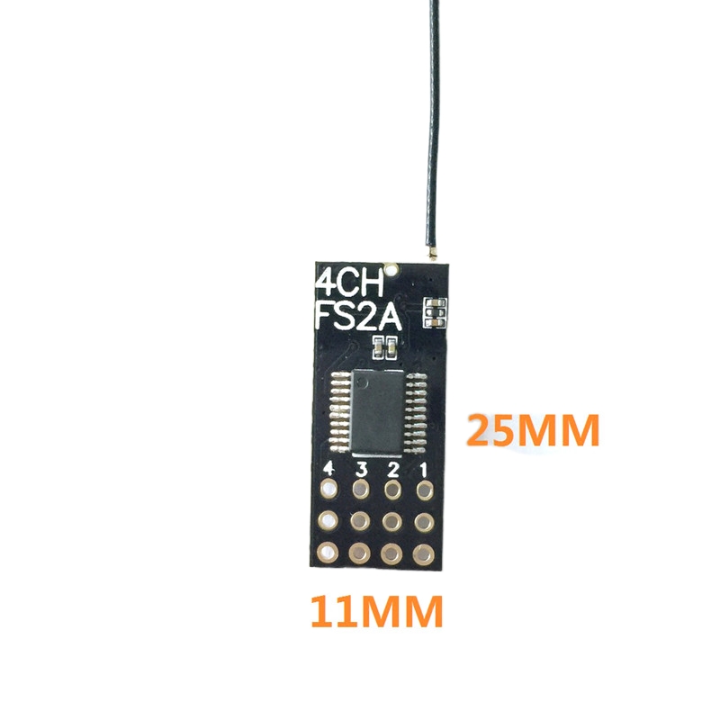 Flysky FS2A Penerima Mini 4CH  - Rc Helicopter Battery ulasan dan harga